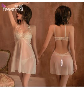 FEE ET MOI Fairy Seethrough Sleepwear (White)